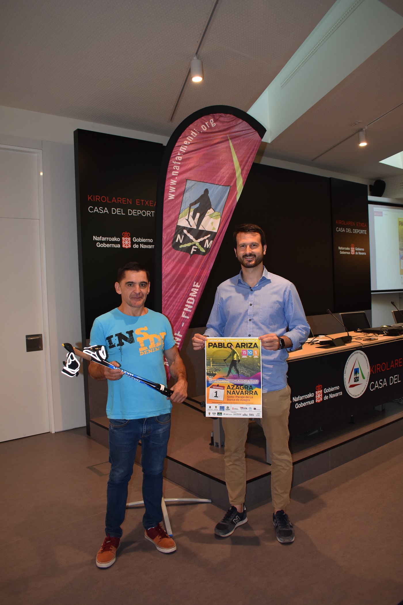 PRESENTADO EL I CAMPEONATO NAVARRO DE MARCHA NÓRDICA